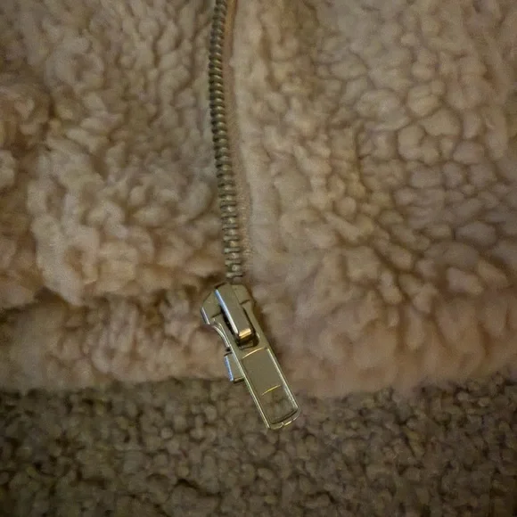 12th Tribe Mt. Kisco Beige Sherpa Jacket - Picture 4 of 7